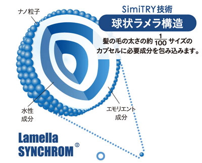 シミトリーの球状ラメラ構造